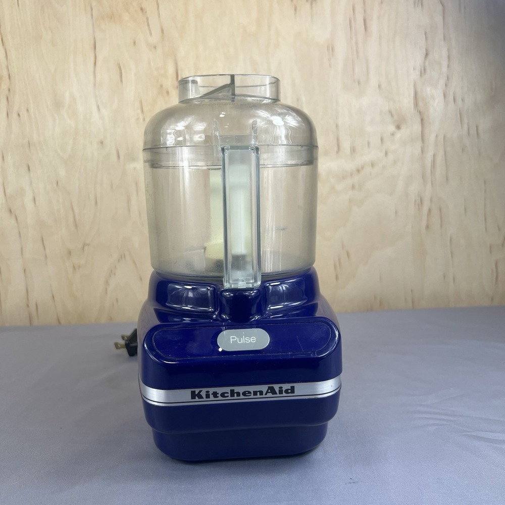 KitchenAid Chef's Chopper KFC3100 3 Cup Food Processor Blue Tested